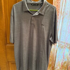 Travis Mathew Men's Gray Polo Shirt